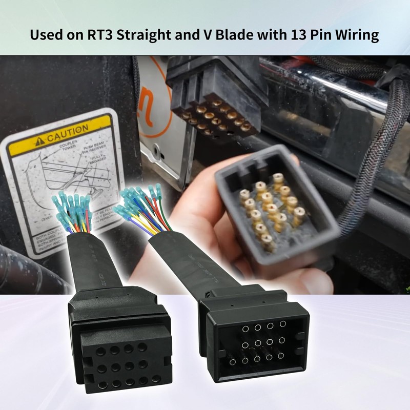 Vanshly Snow Plow Wiring Harness Repair Kit MSC04753 MSC04754 for