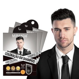 Dark Brown Hair Dye Shampoo 3 in 1 Instant Hair Color Shampoo for Gray Hair Natural Hair Dye Shampoo 100% Grey Hair Coverage for Men Women