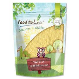 Food to Live Corn Flour, 5 Pounds - Made from Whole Grain, Finely Ground Meal, Vegan, Kosher, Bulk, Great for Cooking and Baking Cornbread, Muffins, Pancakes, Waffles and Tortillas