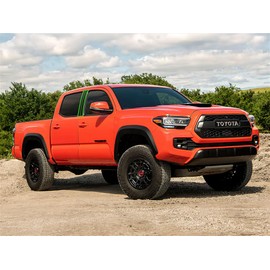Rvinyl Pillar Post Pre Cut Window Trim Kits in Gloss Black Compatible with Toyota Tacoma 2016-2023 Access/Extended Cab - Adhesive Backs