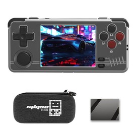 Miyoo A30 Handheld Game Console 2.8-inch 640*480 IPS Screen 2600mAh Compatible with WiFi Multiplayer Portable Case Light Gray