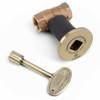 HPC Fire 1/2-Inch Straight Gas Fire Pit Shut Off Valve