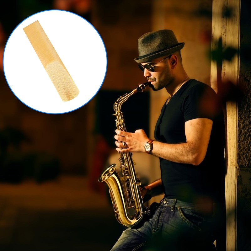 10PCS Saxophone Alto Reeds 2.5, Professional Alto Sax Reed Thinner