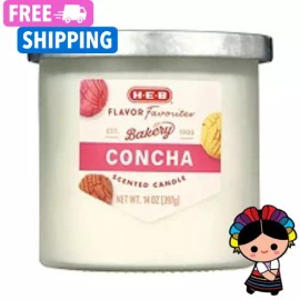 HEB H‑E‑B Flavor Favorites Concha Scented Candle 14 oz
