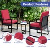 IPYNBAP Outdoor Chair Cushion Set 24 x 24 x 4