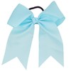 Jumbo Bow Pony with Tails (Pale Blue)