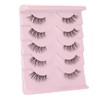 Ruairie False Eyelashes Natural Half Lashes With Clear Band 5