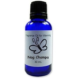 Candlecopia Nag Champa Concentrated Fragrance Oil, Cobalt Blue Glass Bottle, Euro Style Dropper Cap