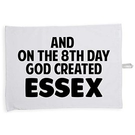 Hippowarehouse And on the 8th day God created Essex Tea Towel Eco Printed Dish Cloth Kitchen accessory 50cmx70cm 100% Cotton