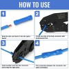 TICONN 600 PCS Butt Splice Crimp Connectors Insulated Electrical Straight