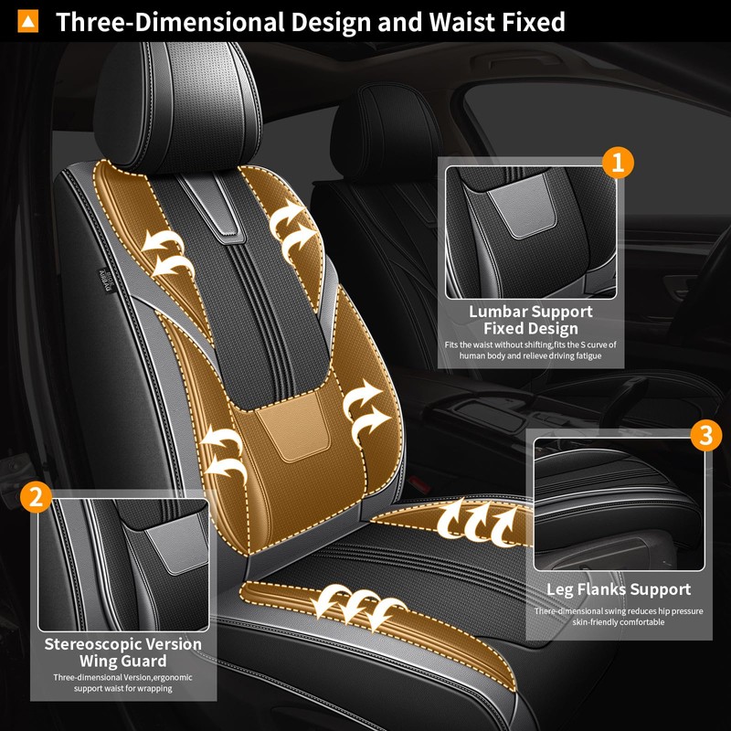 AOMSAZTO Seat Covers 2 Front Set for Hyundai Palisade 2020-2025: