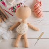 DICOSMETIC 2 Pieces Doll Hair Root Holder Made of Wood