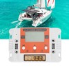 Solar Charge Controller LCD Backlit Display Memory Function Dual USB