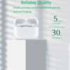 Earbuds Charging Case Supports Wired Wireless Charging Safe Efficient Wireless