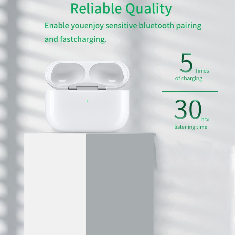 Earbuds Charging Case Supports Wired Wireless Charging Safe Efficient Wireless