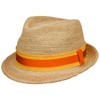 Stetson Crochet Trilby Raffia Hat - Casual Style - Summer
