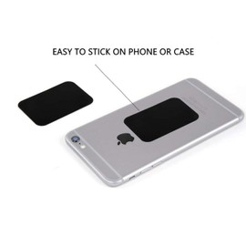 Mount Metal Plate, Best Tek Phone Magnet Sticker, Metal Plate for Magnetic Mount 8 Pack