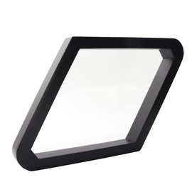 GSE Games & Sports Expert Deluxe Heavy Duty Solid Wood Billiard 8-Ball Triangle or 9-Ball Diamond Pool Ball Racks for 2-1/4" Pool Balls (Black Diamond Rack)