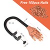 NXJ INFILILA Practice Hand for Acrylic Nails, Flexible Moveable Nail