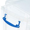 Really Useful Box 19 Liter Plastic Stackable Storage Container w/Snap