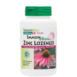 Nature's Plus Immun Actin Zinc, 60 Vegetable Lonzenges