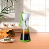 Qianly Manual Stirring Bottle Salad Dressing Shaker Bottle Dishwasher Safe