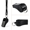 Seakii 24 Pack 120dB Loud Referee Whistles with Lanyards –