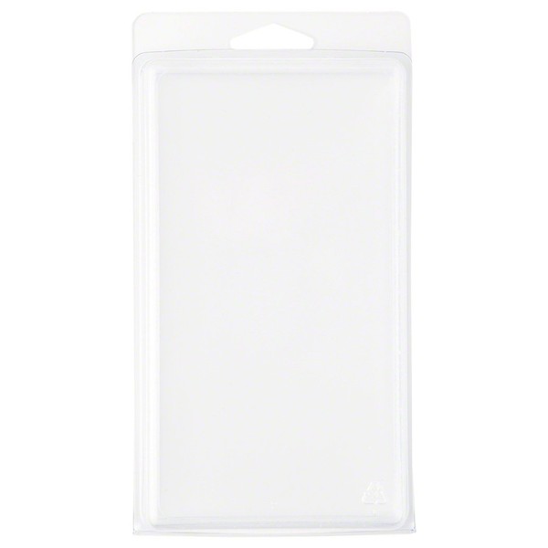 Collecting Warehouse Clear Plastic Clamshell Package/Storage Container, 6" H x 3.13" W x 2.5" D
