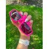 ADE WU Wrap Around Futuristic Sunglasses for Women Men Fashion