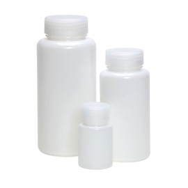 AZLON BLH0100P Plastic, Bottle, Wide Mouth, HDPE, 100 ml (Pack of 10)