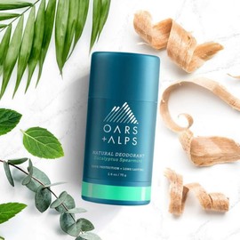 Oars + Alps Oars + Alps Aluminum Free Deodorant for Men and Women, Easter Basket Stuffer, Dermatologist Tested and Made with Clean Ingredients, Vegan, Eucalyptus Spearmint, 1 Pack, 2.6 Oz