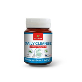 CRDT OXEAGLE Daily Cleanse Gentle Herbal Cleanse & Digestive Support Supplement  Made in France– 40 Capsules - Specification: 1 Bottle