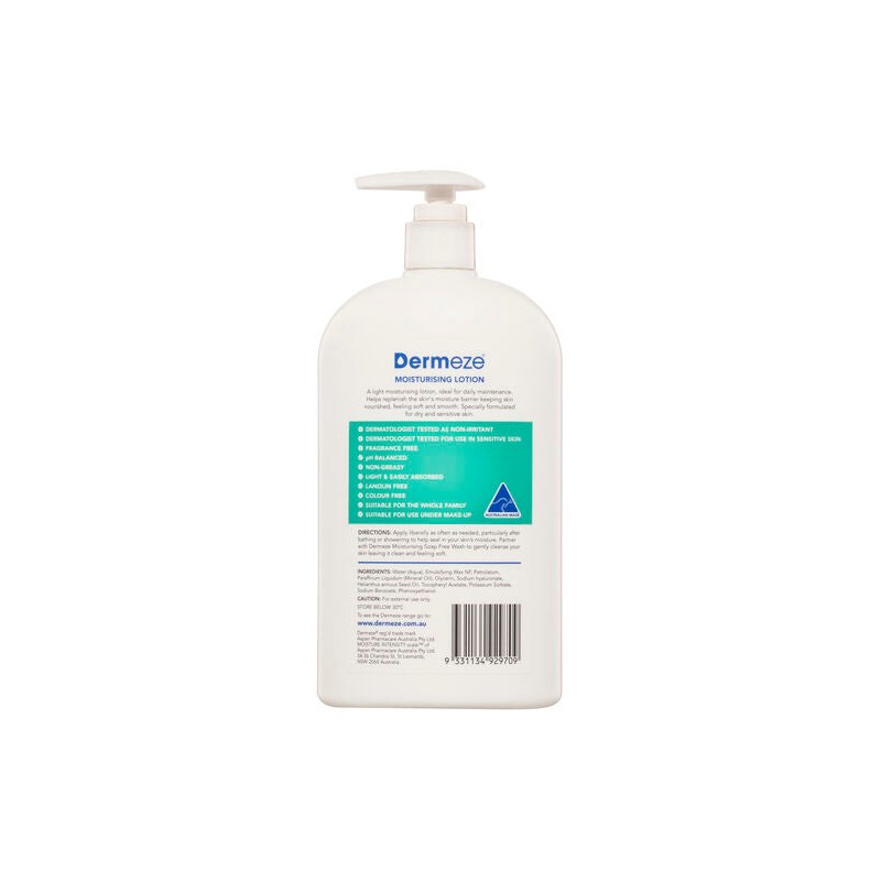 Dermeze Moisturising Lotion 500ml