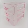 Lovely Pink Receiving Storage Cabinets Box With Multi-layers And Pink