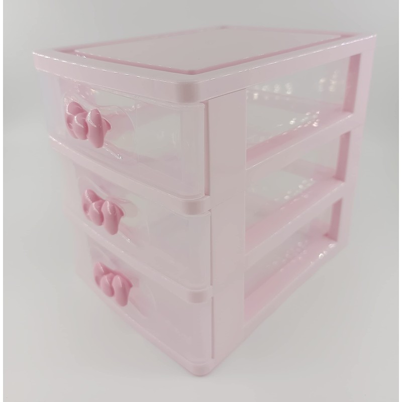Lovely Pink Receiving Storage Cabinets Box With Multi-layers And Pink