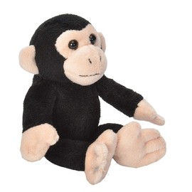 Wild Republic Pocketkins Chimpanzee Stuffed Animal, Five Inches, Gift for Kids, Plush Toy, Fill is Spun Recycled Water Bottles