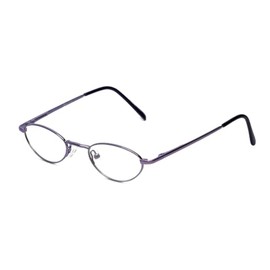Calabria Flex Collection KIDS 75 Oval Blue Light Blocking Reading Glasses +0.25 Purple Girls