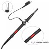 Peakelect 2-Pack Oscilloscope Clip Probes 200MHz with Accessory Kit 1X