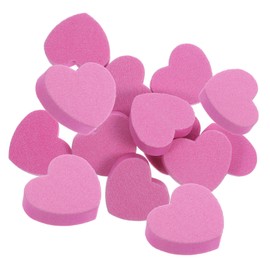 OHPHCALL 50pcs Washable Sponge Nail Files Dual-sided Manicure Block Nail Files for Smooth Polishing Compact and Reusable Care Tools for Women and Girls Pink