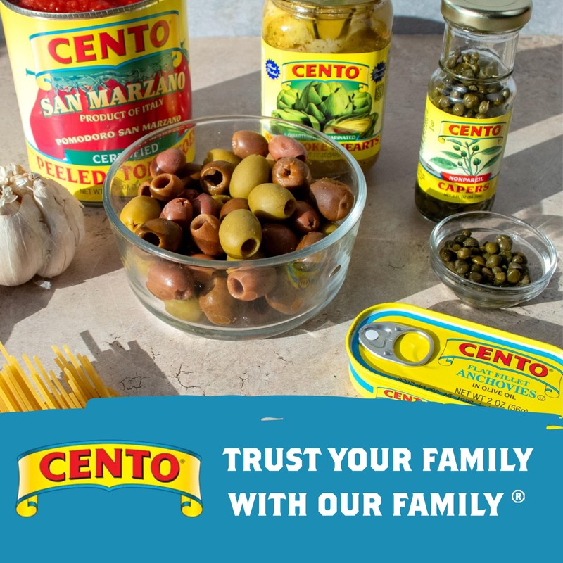Cento Solid Pack Light Tuna in Olive Oil, 5 Oz