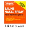 Rugby Saline Nasal Moisturizing Spray 1.5 Oz (Pack of 3)
