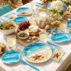 100 Pcs Beach Tableware Set Serves 25 – Disposable Ocean