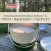 Coleman Citronella Candle 18oz – 30+ Hour Burn Time, Outdoor