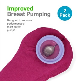 NatraCure Breastfeeding Moist Heat Pads - Encourage Letdown, Increase Milk flow, Unclog Milk Ducts, Relieve Mastitis - 2 count (Pack of 1)