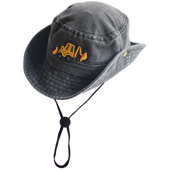 Safari Kids Sun Hat Bucket Boys Excavator Beach UPF 50+