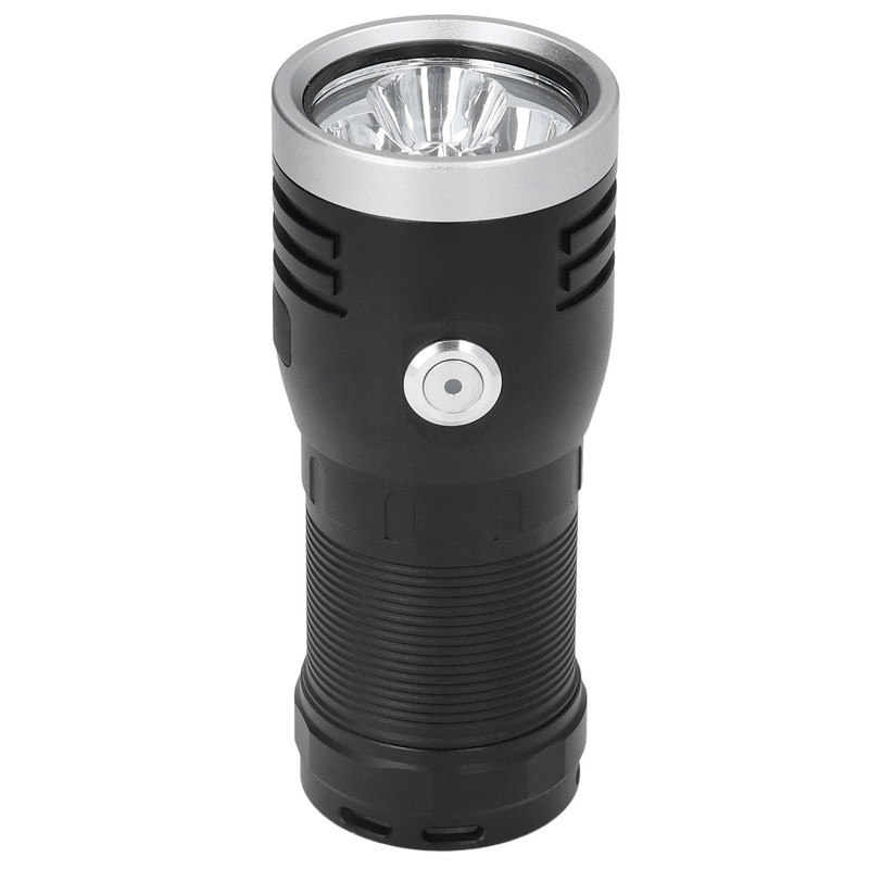 P50 Flashlight 3LED Long Range Flashlight 10000LM Stepless Dimming USB