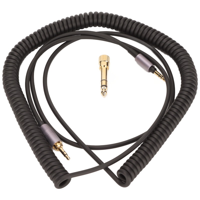 3.5mm Sound Spring Cable Retractable 9.8ft Plug and Play 3.5mm
