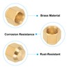 PATIKIL Brass Flare Cap, 3pcs 5/16" Tube OD SAE 45