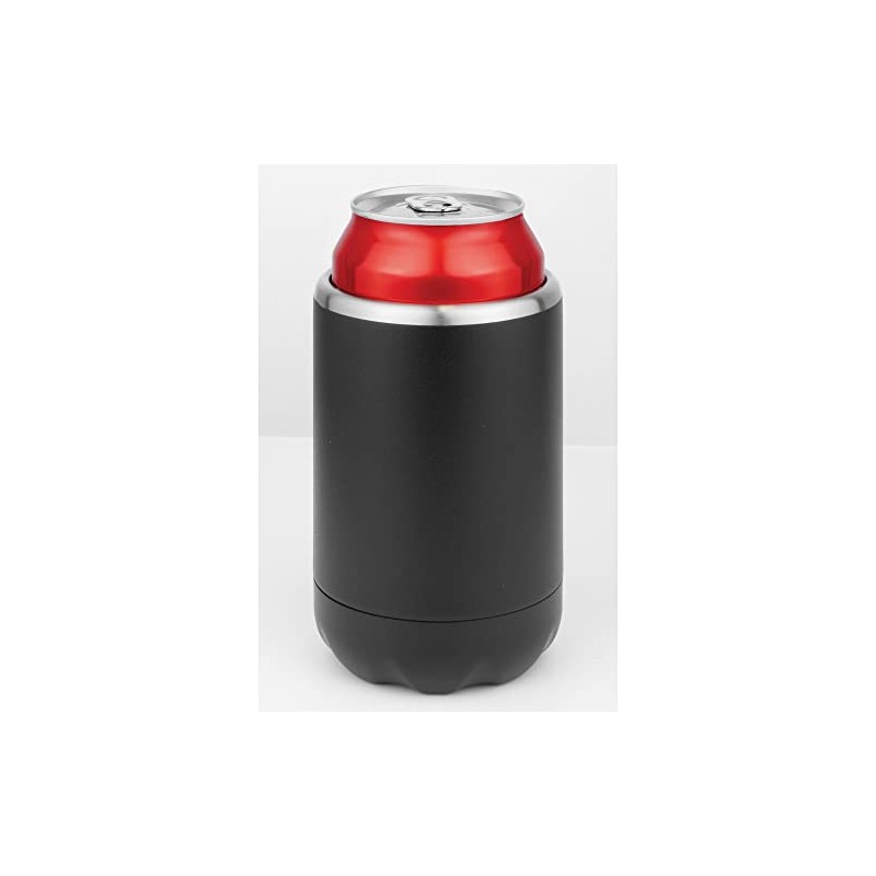 Avanti Double Wall Insulated Can and Stubbie Holder, Black