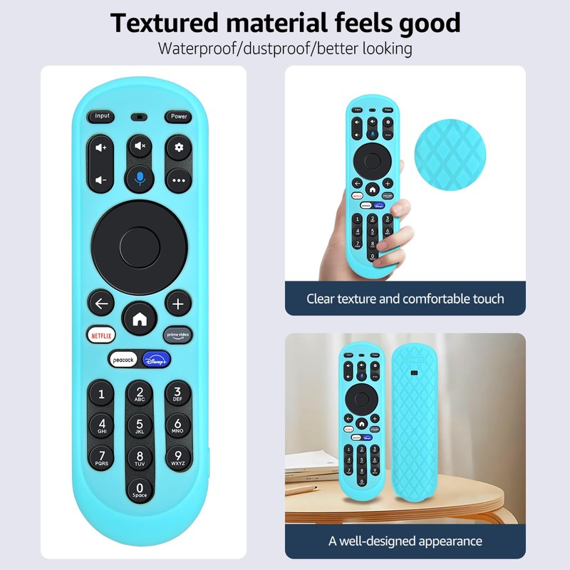 ZWP Silicone Protective Case for Xumo Smart TV Remote, for
